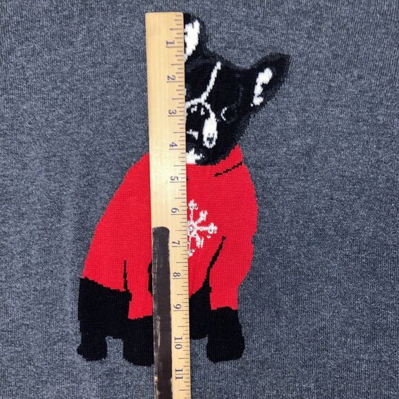 Westport 1962 Christmas Pullover Sweater French Bulldog Frenchie size 3x - Picture 11 of 16